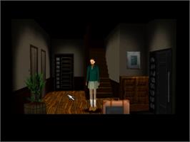 In game image of Clock Tower 2: The Struggle Within on the Sony Playstation.
