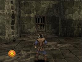 In game image of Crusaders of Might and Magic on the Sony Playstation.