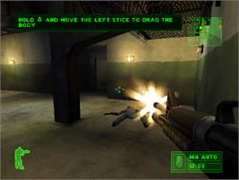 In game image of Delta Force: Urban Warfare on the Sony Playstation.