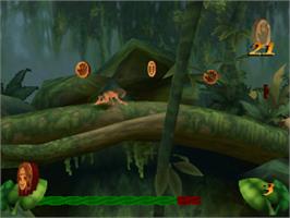 In game image of Disney's Tarzan on the Sony Playstation.