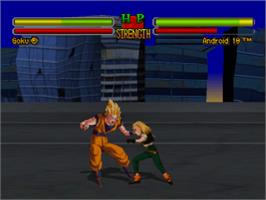 In game image of Dragon Ball Z: Ultimate Battle 22 on the Sony Playstation.