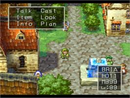 In game image of Dragon Warrior VII on the Sony Playstation.