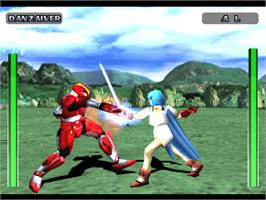 In game image of Evil Zone on the Sony Playstation.