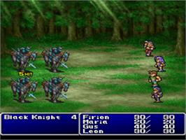 In game image of Final Fantasy II on the Sony Playstation.