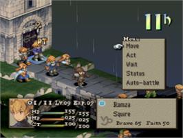 In game image of Final Fantasy Tactics on the Sony Playstation.