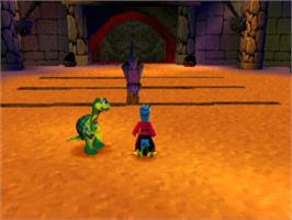 In game image of Gex 3: Deep Cover Gecko on the Sony Playstation.