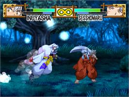 In game image of InuYasha: A Feudal Fairy Tale on the Sony Playstation.