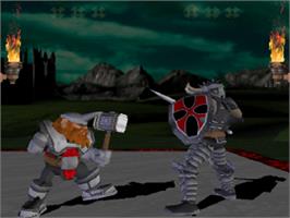 In game image of Iron & Blood: Warriors of Ravenloft on the Sony Playstation.
