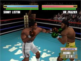 In game image of Knockout Kings 2000 on the Sony Playstation.