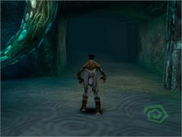 In game image of Legacy of Kain: Soul Reaver on the Sony Playstation.