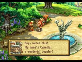 In game image of Legend of Mana on the Sony Playstation.