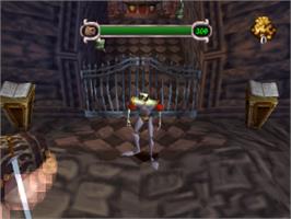 In game image of MediEvil on the Sony Playstation.