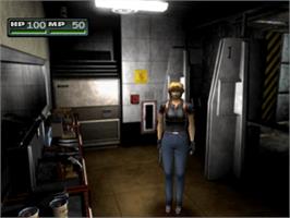 In game image of Parasite Eve II on the Sony Playstation.