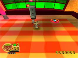 In game image of Rat Attack on the Sony Playstation.