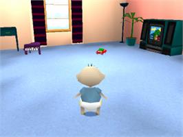 In game image of Rugrats: Search for Reptar on the Sony Playstation.