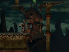 In game image of Skullmonkeys on the Sony Playstation.