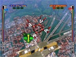 In game image of Skydiving Extreme on the Sony Playstation.