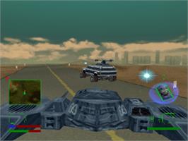 In game image of Steel Reign on the Sony Playstation.