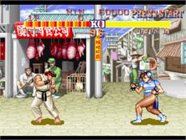 In game image of Street Fighter Collection 2 on the Sony Playstation.