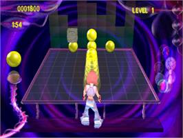 In game image of Super Bubble Pop on the Sony Playstation.