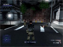 In game image of Syphon Filter on the Sony Playstation.