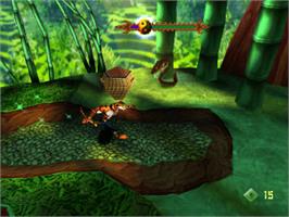 In game image of T'ai Fu: Wrath of the Tiger on the Sony Playstation.