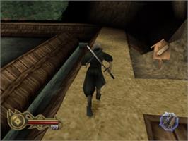 In game image of Tenchu 2: Birth of the Stealth Assassins on the Sony Playstation.