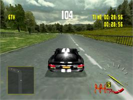 In game image of Test Drive 5 on the Sony Playstation.