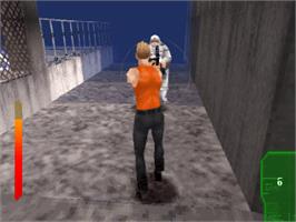 In game image of The Fifth Element on the Sony Playstation.