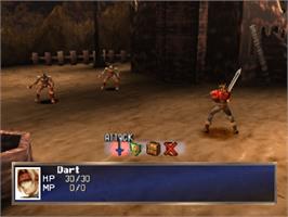In game image of The Legend of Dragoon on the Sony Playstation.
