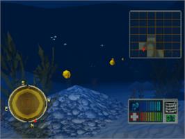 In game image of Treasures of the Deep on the Sony Playstation.