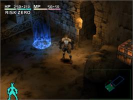 In game image of Vagrant Story on the Sony Playstation.