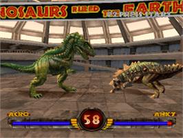 In game image of Warpath: Jurassic Park on the Sony Playstation.