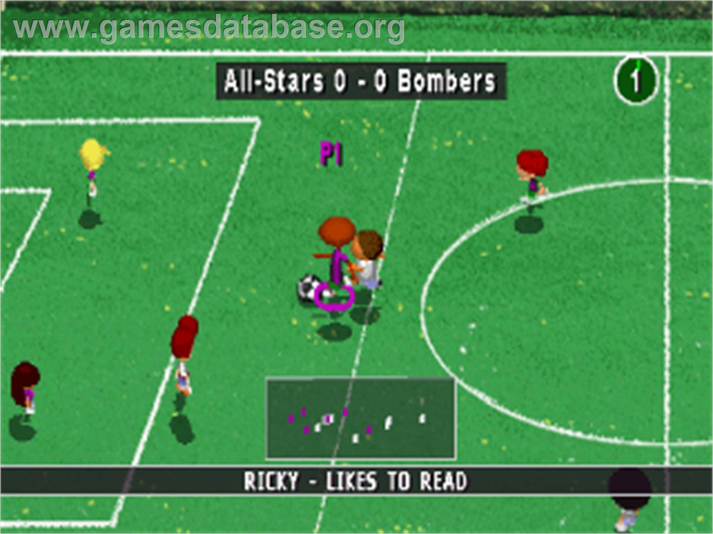Backyard Soccer - Sony Playstation - Artwork - In Game