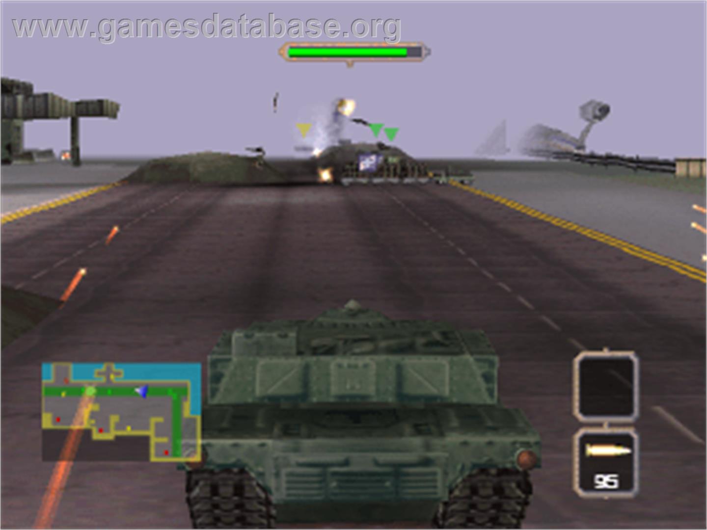 BattleTanx: Global Assault - Sony Playstation - Artwork - In Game