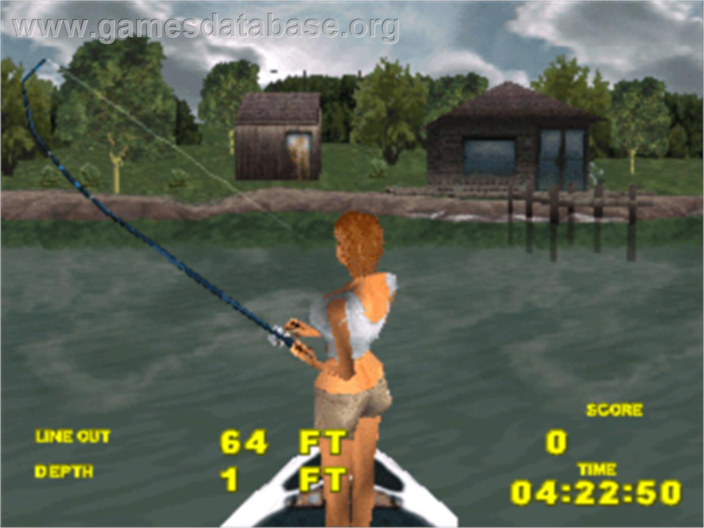 Big Bass Fishing - Sony Playstation - Artwork - In Game