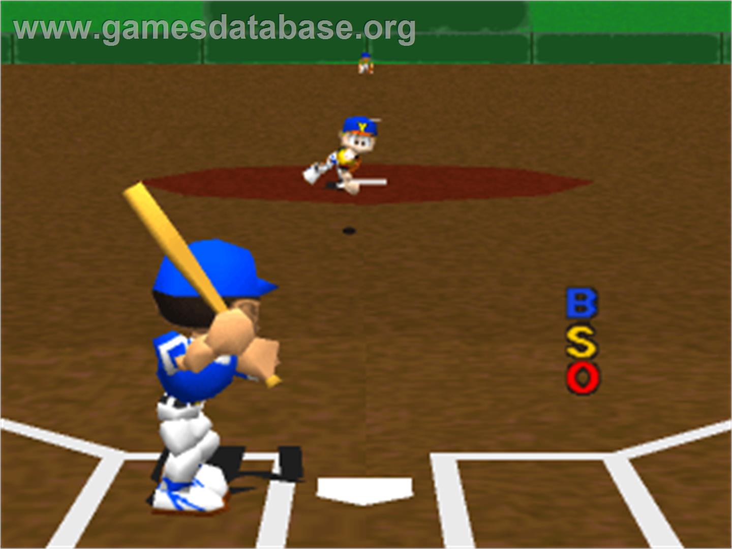 Big League Slugger Baseball - Sony Playstation - Artwork - In Game