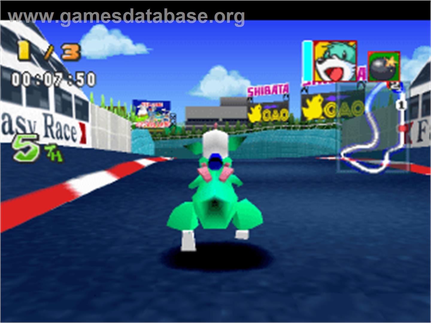 Bomberman Fantasy Race - Sony Playstation - Artwork - In Game