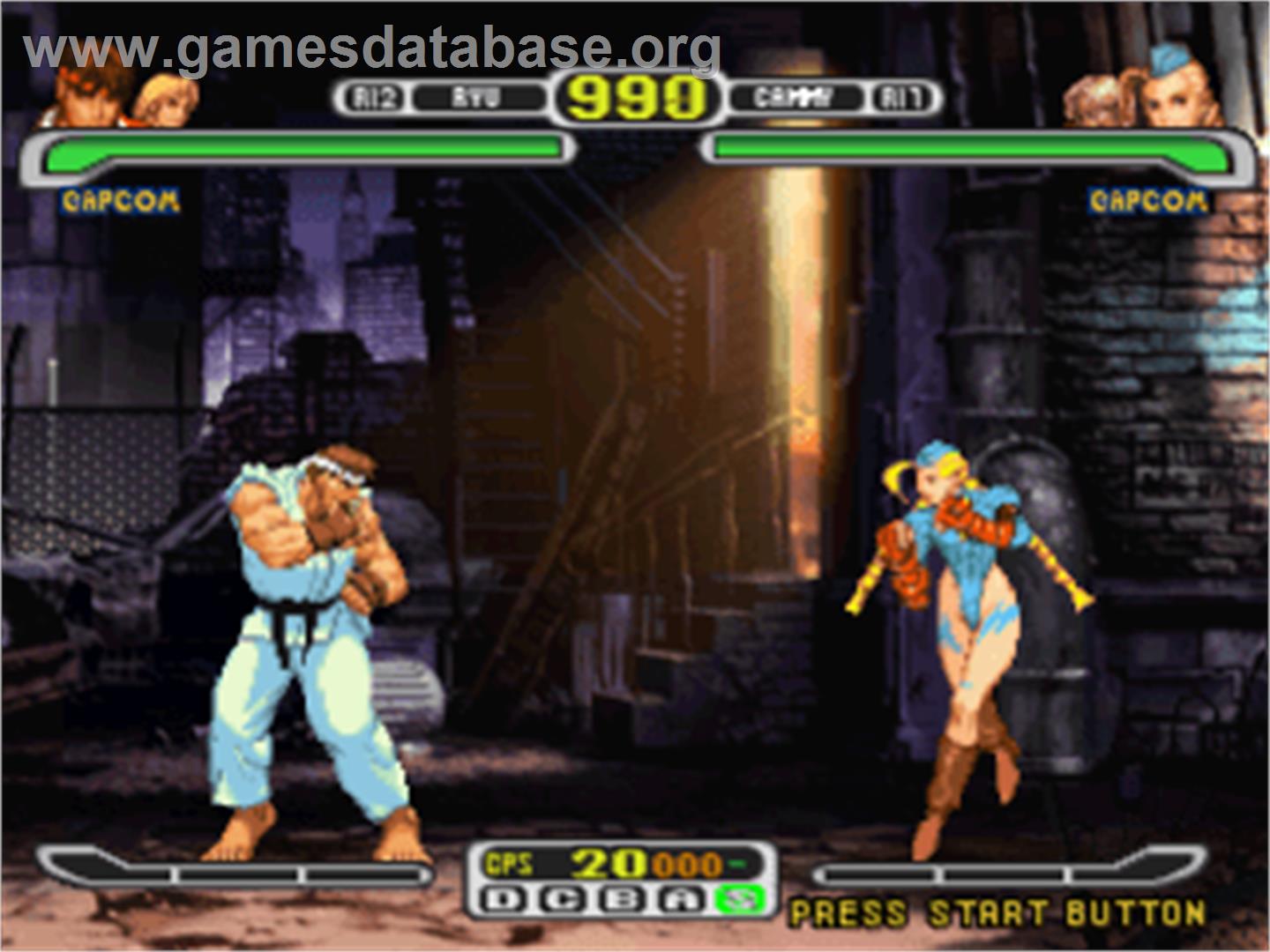 Capcom vs. SNK: Millennium Fight 2000 Pro - Sony Playstation - Artwork - In Game