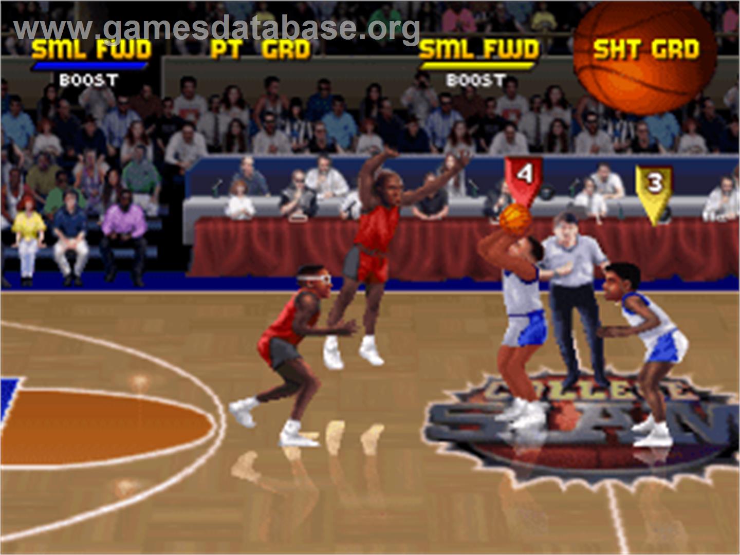 College Slam - Sony Playstation - Artwork - In Game