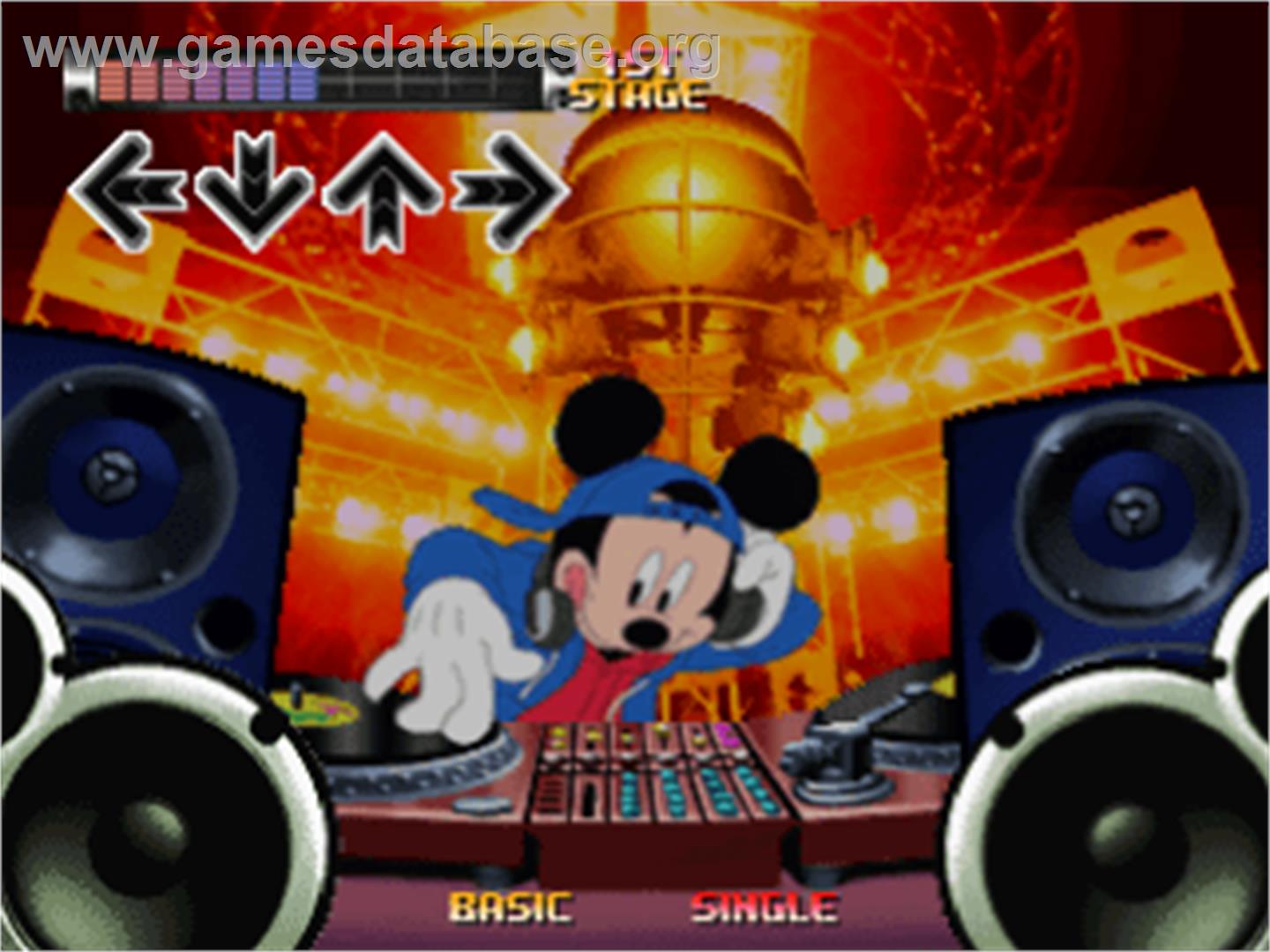 Dance Dance Revolution: Disney Mix - Sony Playstation - Artwork - In Game