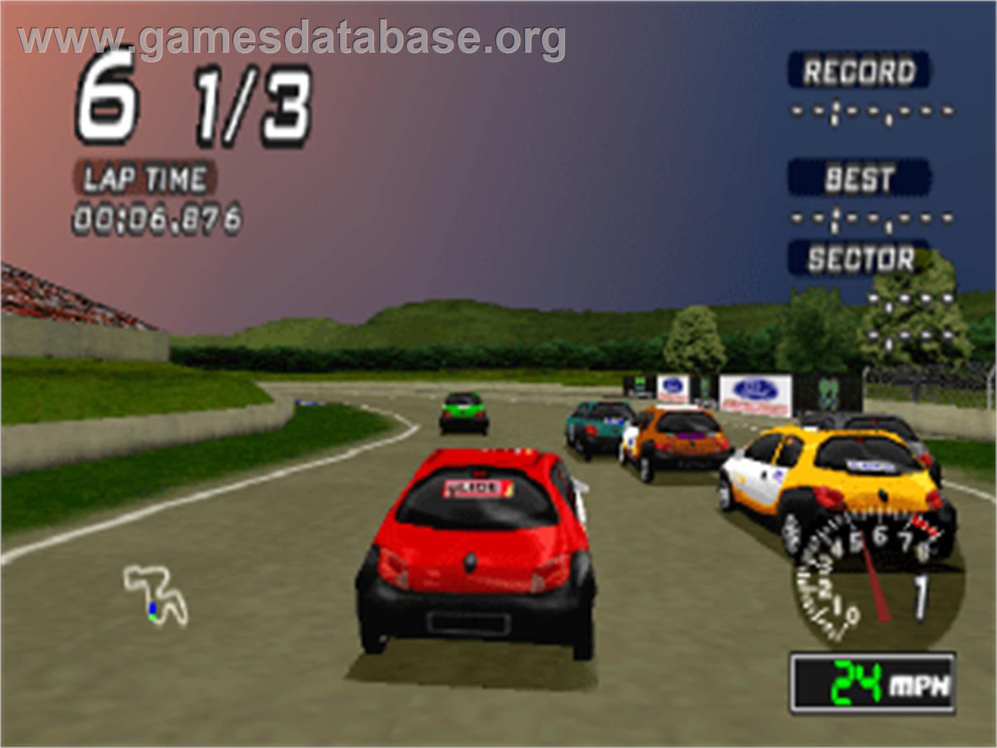 Ford Racing - Sony Playstation - Artwork - In Game