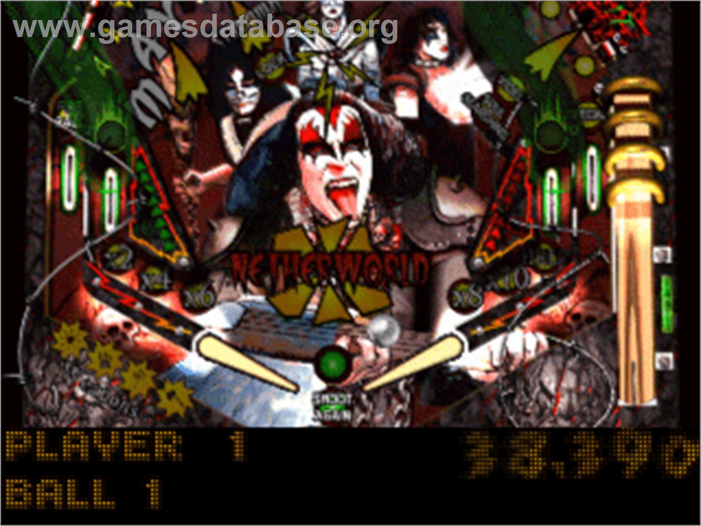 Kiss Pinball - Sony Playstation - Artwork - In Game