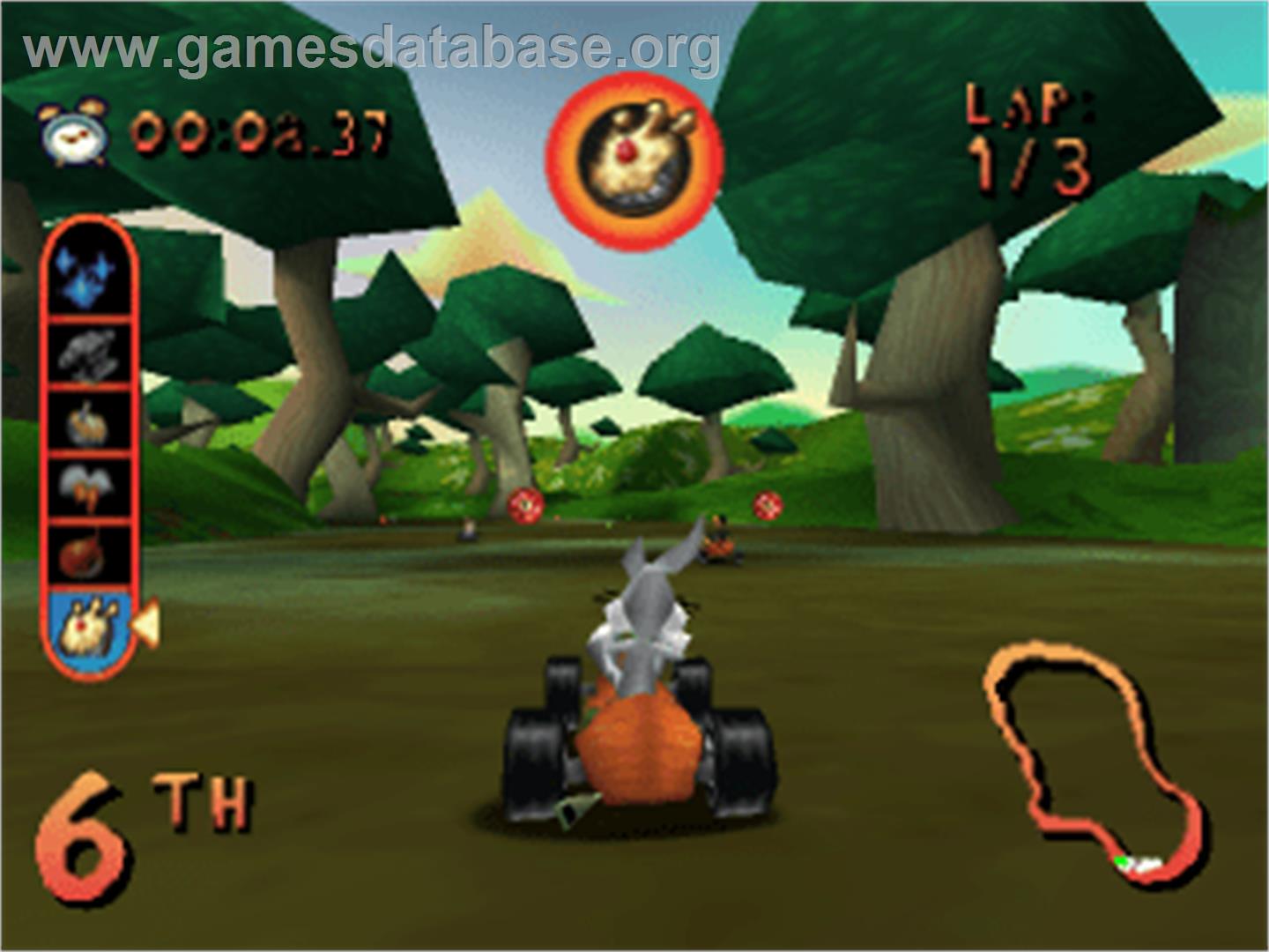 Looney Tunes Racing - Sony Playstation - Artwork - In Game