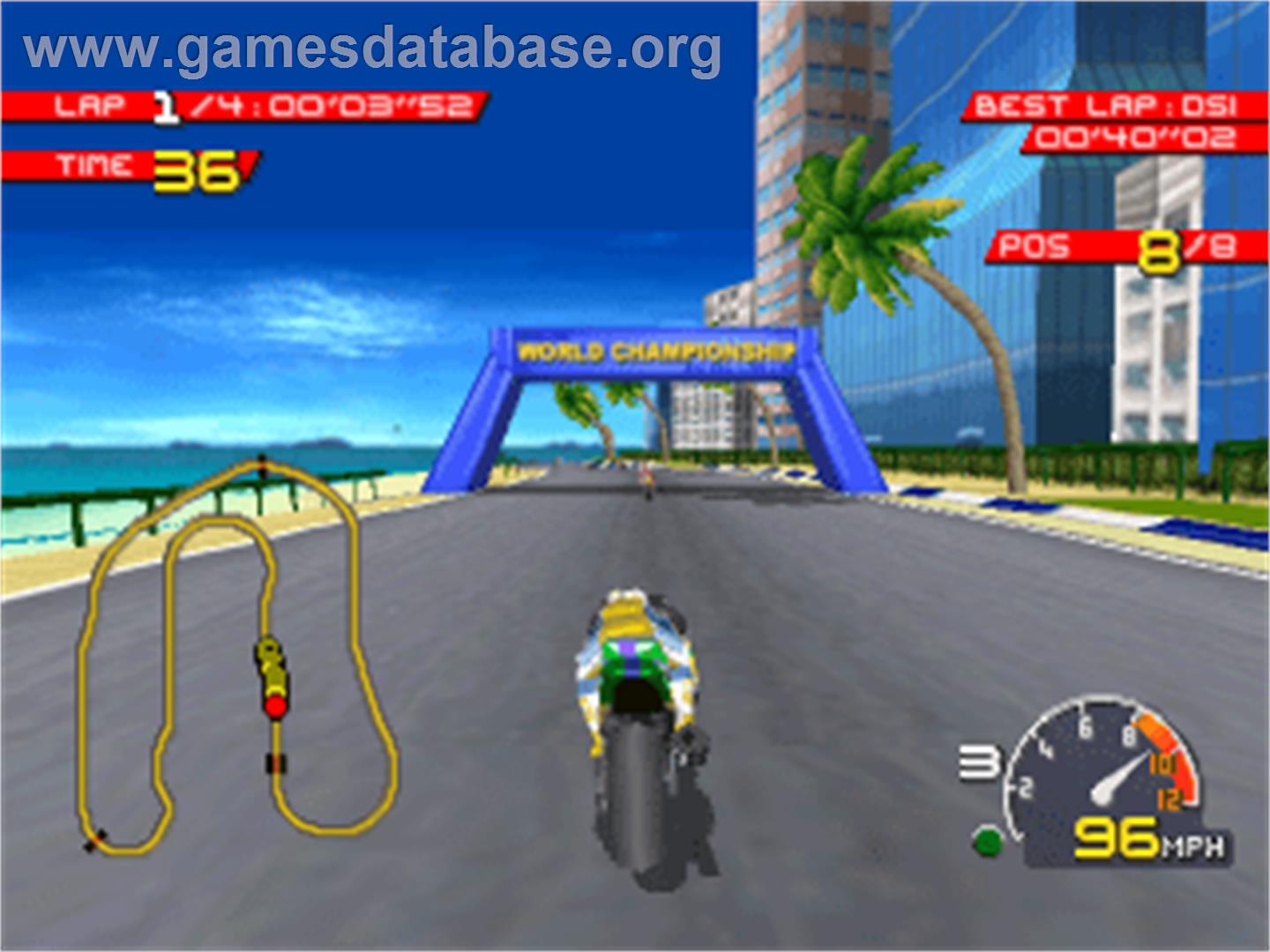 Moto Racer - Sony Playstation - Artwork - In Game