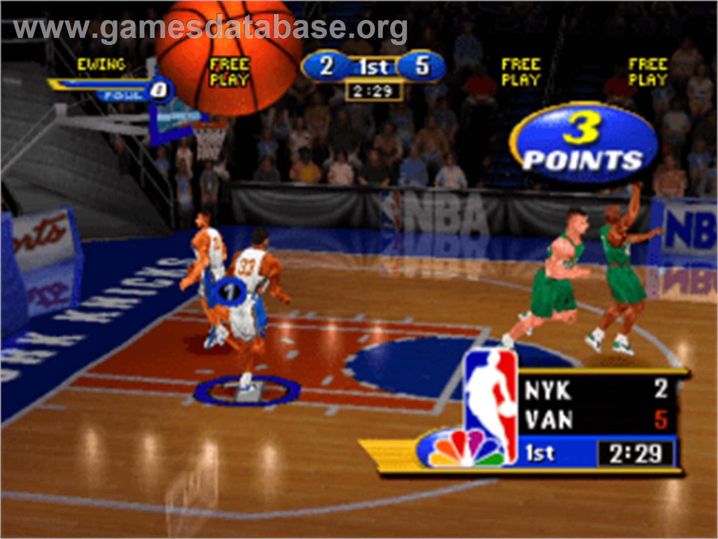 NBA Showtime: NBA on NBC - Sony Playstation - Artwork - In Game