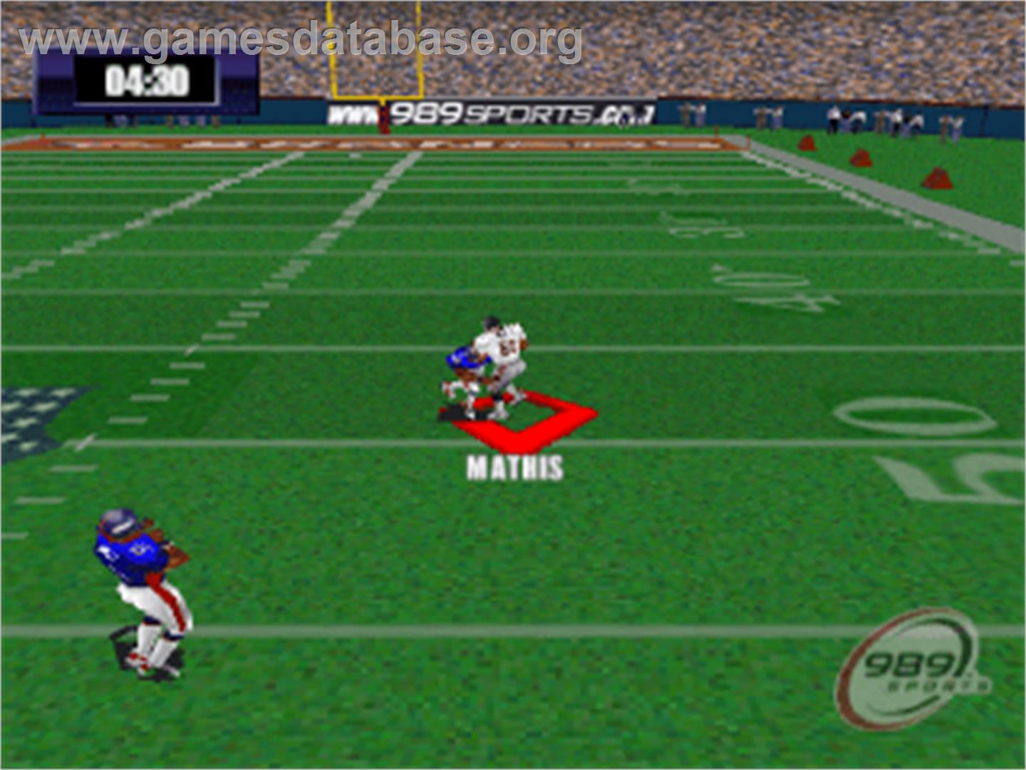 NFL GameDay 2000 - Sony Playstation - Artwork - In Game