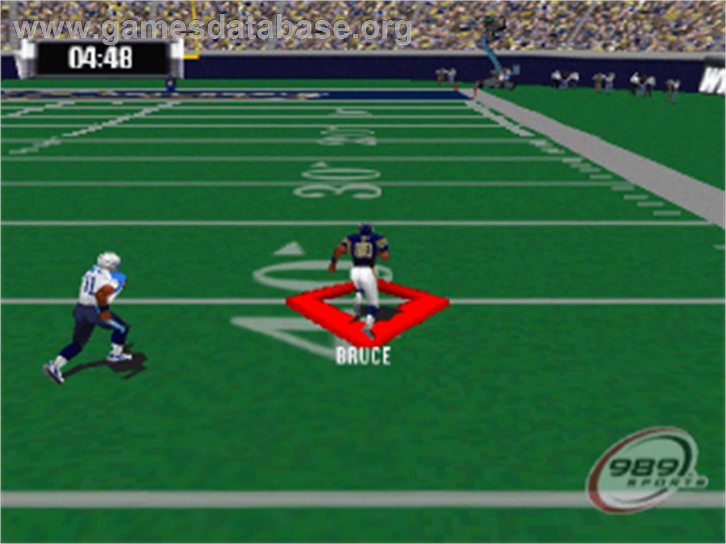 NFL GameDay 2001 - Sony Playstation - Artwork - In Game