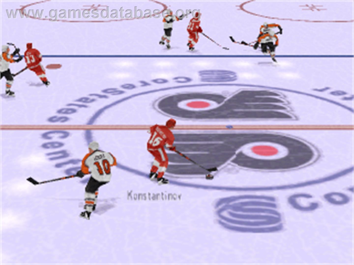 NHL FaceOff '98 - Sony Playstation - Artwork - In Game