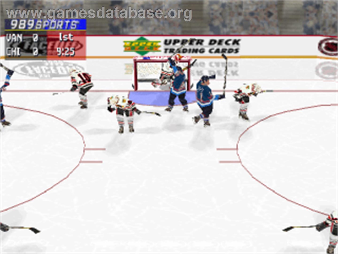 NHL FaceOff 2000 - Sony Playstation - Artwork - In Game